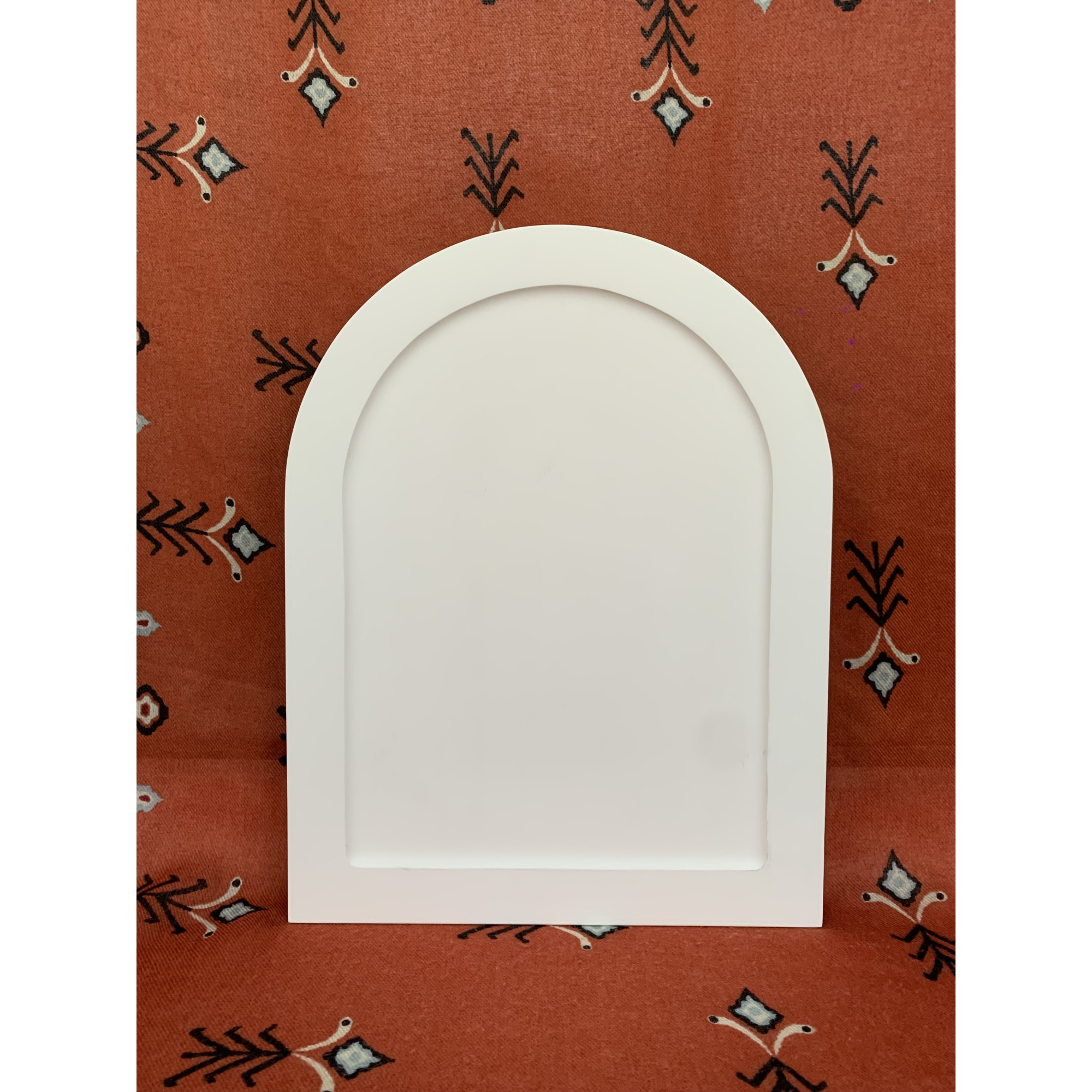 Icon board with round top Icon wooden board with levkas gesso with