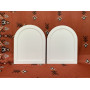 Set 2 pcs icon boards wooden with levkas gesso with recess icon boards gessoed Figured board for drawing icons with an arch Set 2 pcs icon boards wooden with levkas gesso with recess icon boards gessoed Figured board for drawing icons with an arch